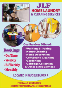 JIF Home Laundry And Cleaning Services.
